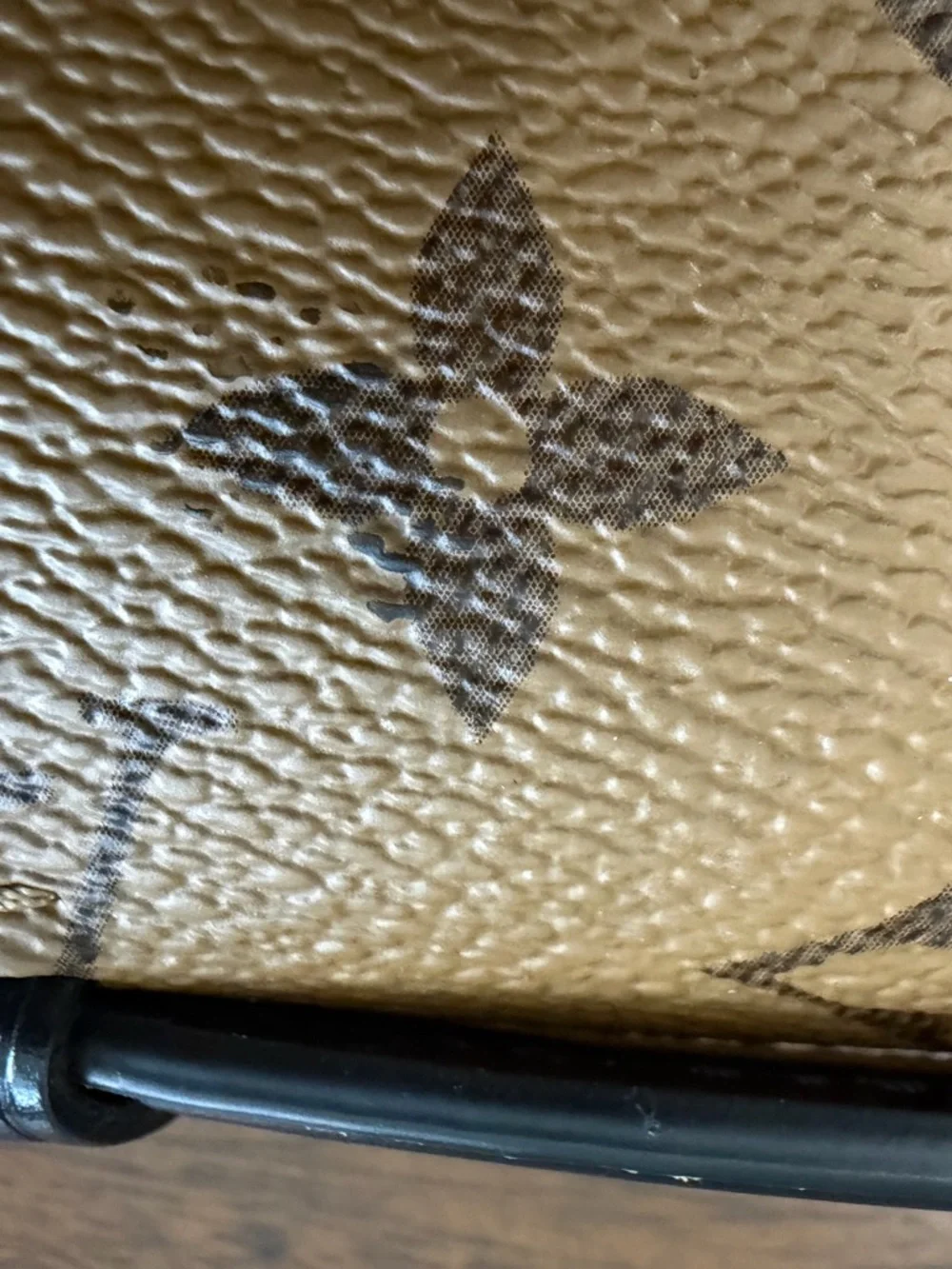 Louis Vuitton Two-Tone Monogram Crossbody in Brown and Tan - Picture 8 of 9